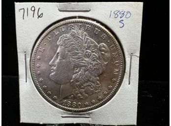 1880 San Francisco Morgan Silver Dollar -Delamination Error