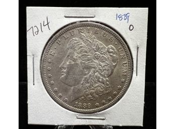 1889 New Orleans Morgan Silver Dollar Almost Uncirculated