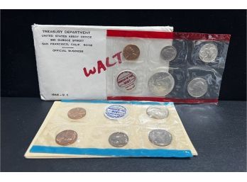 1968 United States Mint P & D Uncirculated Set - 10 Coins