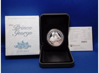 2013 1oz HRH Prince George Silver Proof Coin