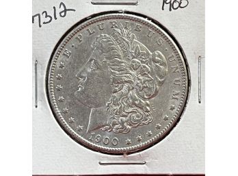1900 Morgan Silver Dollar - Almost Uncirculated