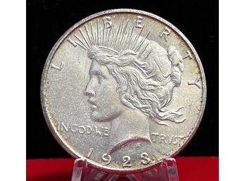 1923 San Francisco Peace Silver Dollar - Almost Uncirculated