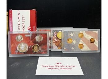 2009 United States Mint Silver Quarter Proof Set 17 Coins - Complete