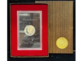 1974 U.S. Mint San Francisco Eisenhower Proof Silver Dollar
