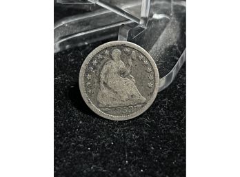 1853 Silver Seated Liberty Half Dime