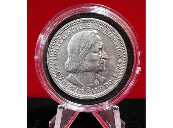 1893 Columbian Exposition Commemorative Silver Half Dollar - High Grade