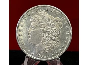 1880 San Francisco Morgan Silver Dollar - Uncirculated - Mirror Finish