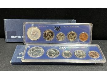 1966 & 1967 United States  Special Mint Sets  With 40 Percent Silver Half