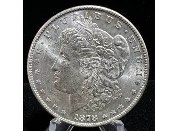 1878 San Francisco Morgan Silver Dollar - First Year Minted - Uncirculated
