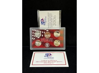 2006 US Mint State Quarter Silver Proof Set