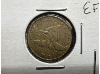1858 LL Flying Eagle Cent - Very Fine
