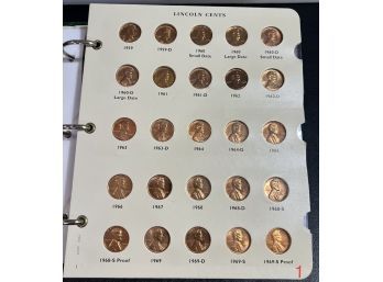 Lincoln Cent Books 1959 To 2005 - Uncirculated Coins 146 Coins - Proofs & Varities