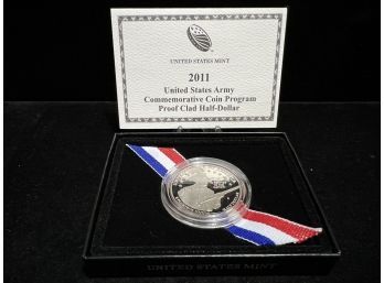 2011 US Mint United States Army Commemorative Proof Half Dollar