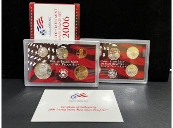2006 United States Mint Silver Proof Set 10 Coins