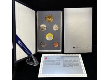 1988 Canada Specimen Coin Set - Proof Like Coins - Box & COA