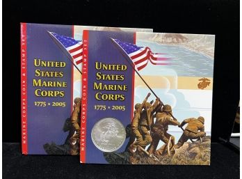 2005 US Mint Marine Corps 230th Anniversary Uncirculated Silver Dollar Commemorative Coin