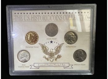US Nickel Collection - Racketeer Nickel, Buffalo, Liberty, Jefferson & Silver