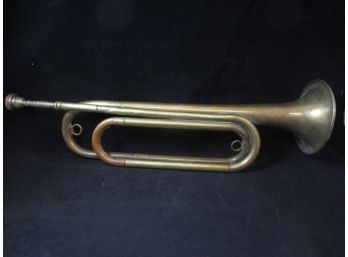 WWII Era US Army Brass Bugle