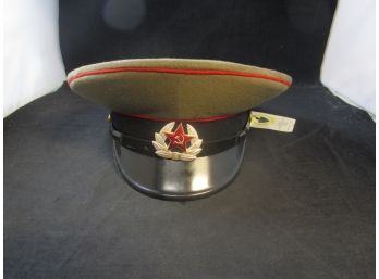 1982 Russian Army Cap Cold War Era  With Tag