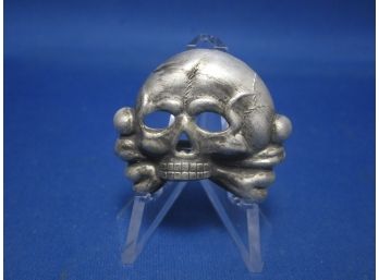 WWII German Officers Visor/Should Board Skull Pin 5th Cavalry
