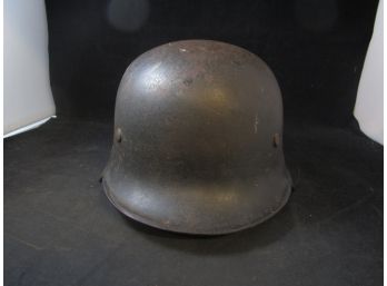 WWII German M34 Steel Combat Police Helmet Double Decal RARE