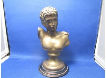 Vintage Hermes Bust Mini Statue 11.75 Inches Tall