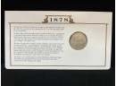 1878 Morgan Dollar - The US Silver Dollar Collection With Stamps