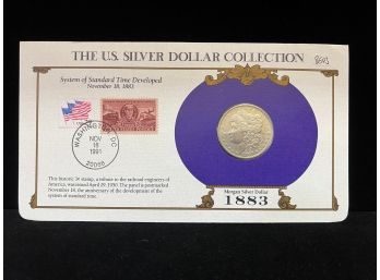 1883 Morgan Dollar - The US Silver Dollar Collection With Stamps