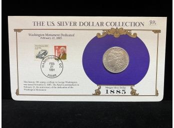 1885 Morgan Dollar - The US Silver Dollar Collection With Stamps