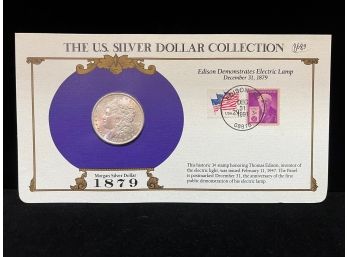 1879 Morgan Dollar - The US Silver Dollar Collection With Stamps