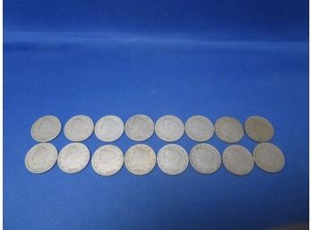Lot Of 16 Unique Date Victory Nickels - No Duplicates