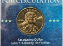 Collection Of 5 Type Coin Sets (Eisenhower, Kennedy, Sacagawea) $1.25 In 90 & $7.56 Clad Face