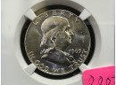 1963 D Benjamin Franklin Half Dollar NGC MS 65