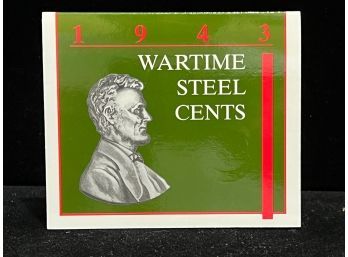 1943 Steel Wheat Cent Wartime Steel Cent 3 Coin Set