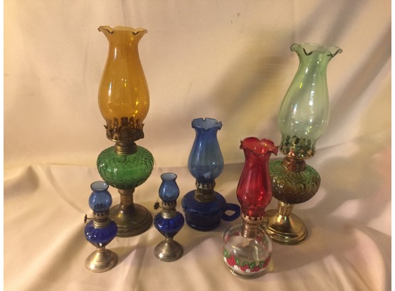 Colorful Vintage Oil Lamps #3