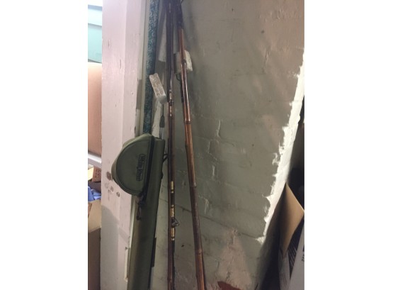 Fishing Rods And Carrying Case