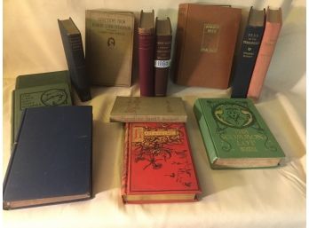 Vintage Books #3, Lady Of The Lake, Life And Works Of Abraham Lincoln, Ben Hur- 1880