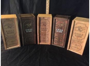 5 Eagle Ware Wooden Boxes