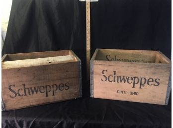 2 Vintage Schweeps, Cincinnati, OH Crates