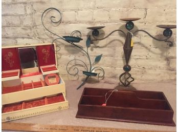 Vintage Jewelry Box, Candle Opera And More