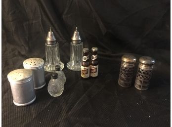 Vintage SaltPepper Shakers, 5 Sets, Schlitz
