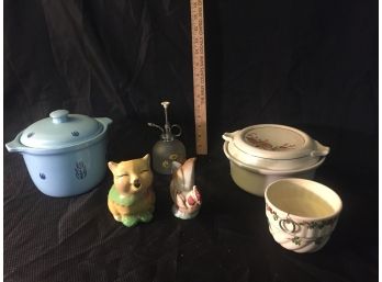 Vintage Shawnee USA, Cat Creamer And More