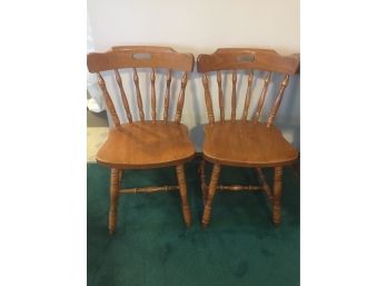 2 Vintage Chairs Made In Yugoslavia  _ Aurora Pick Up