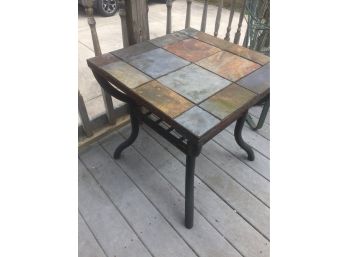 Metal And Tile Table, Very Heavy Duty - Greendale Pick Up