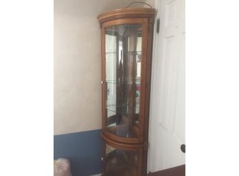 Rounded Corner China Cabinet - Greendale Pick Up