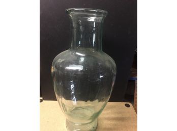Large Thick Glass Vase