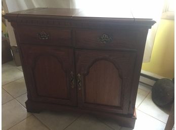 Oak Buffet With Extendable Top Serving Area
