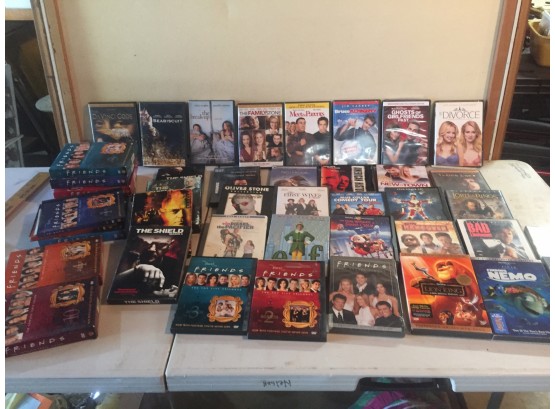 Dvd Movie Assortment- Lion King, Finding Nemo, Elf, Friends Various Seasons And Much More