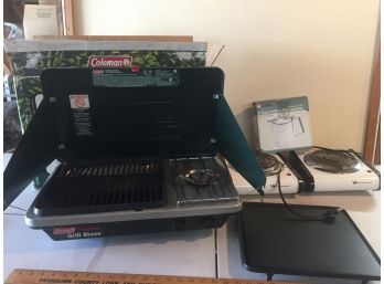 Camping Cooking Assortment Coleman Matchlight Propane Grill/stove, 2 Burners
