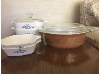 Vintage Corning Ware And Pyrex